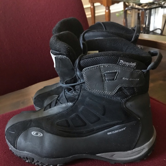 Like New Salomon TS Insulated Men Boots Size 13.5 - Picture 2 of 5